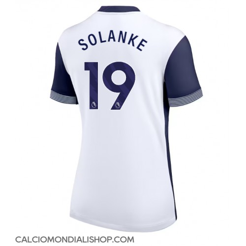 Maglie da calcio Tottenham Hotspur Dominic Solanke #19 Prima Maglia Femminile 2024-25 Manica Corta